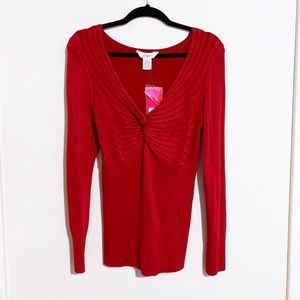 NEW Candie’s Twist Front Sweater